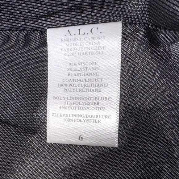 A.L.C. Amelia Vegan Leather Jacket – Size 6 - Picture 5 of 7